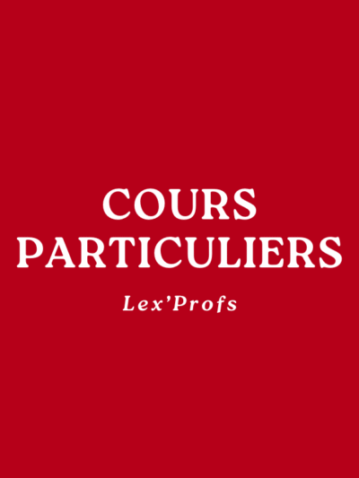 LexProfs — Cours particuliers de droit